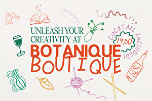Botanique Boutique: Decorate your own glass bottle